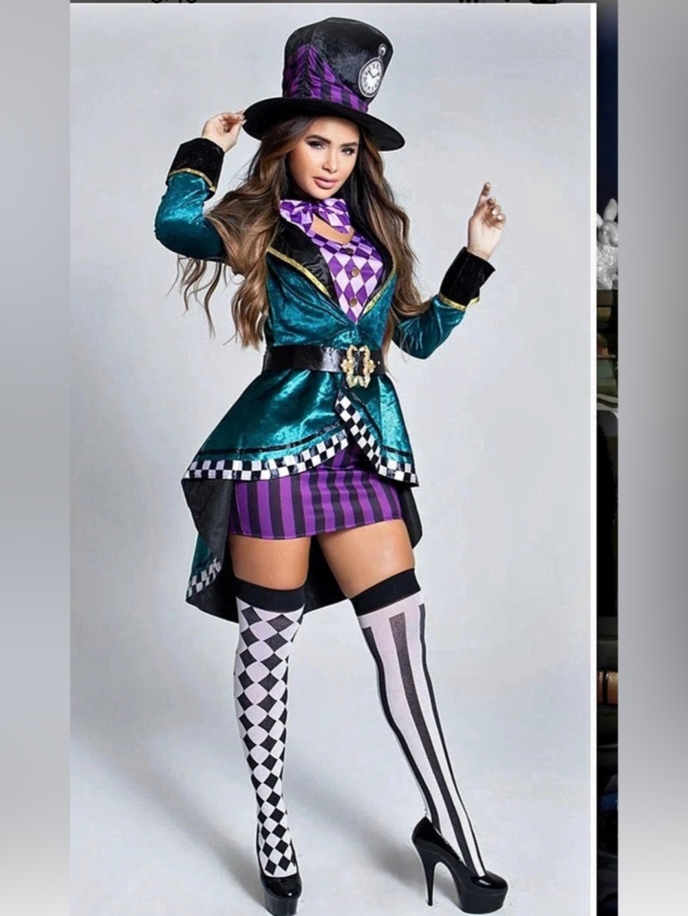 Deluxe Mad Hatter Costume - Small
